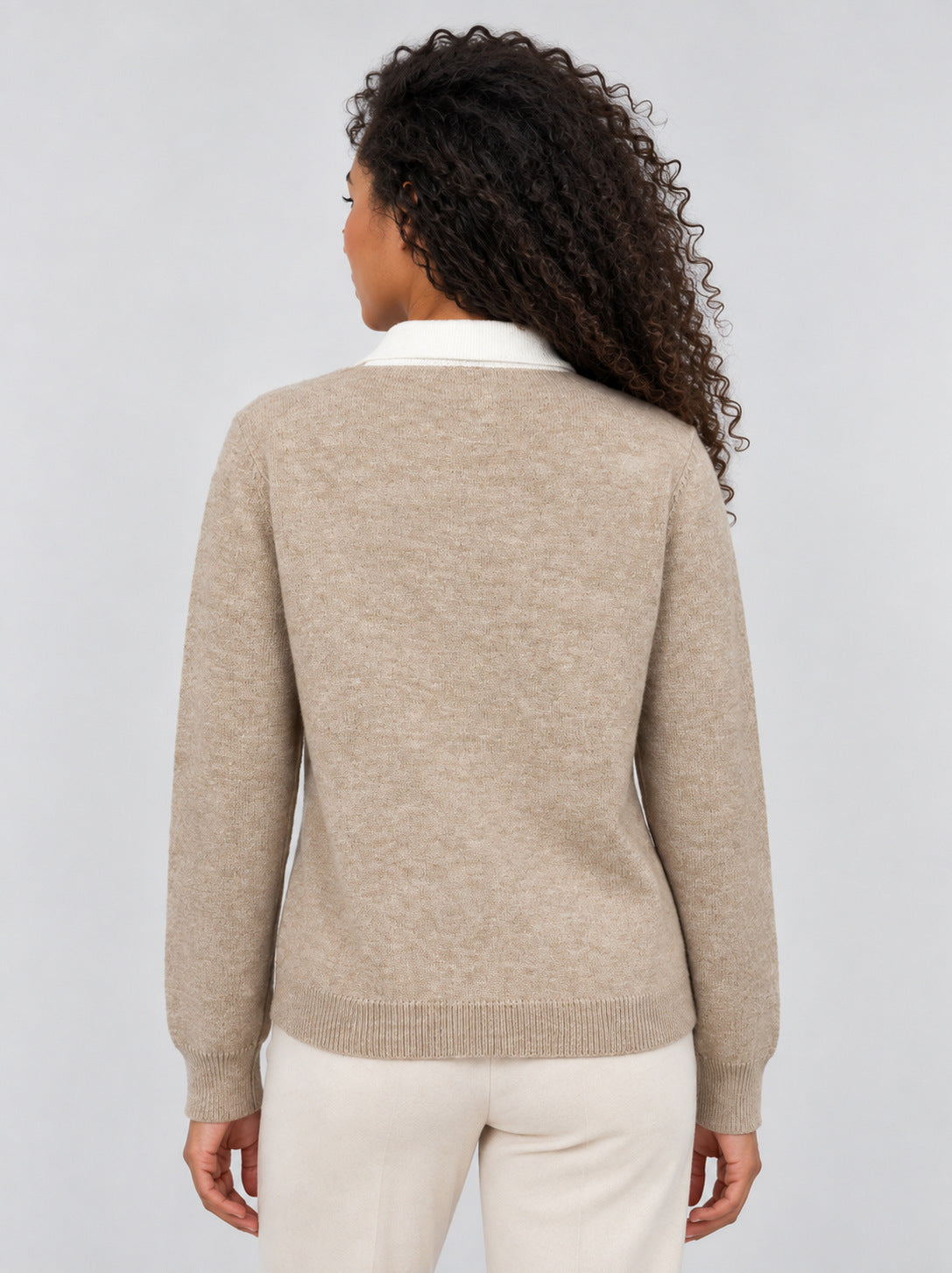 Argyle Collared Polo Sweater