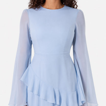 Chiffon Long Sleeve Maxi Dress