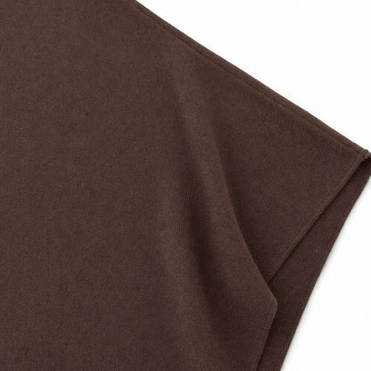 Draped Capelet Wide Leg Pant Set