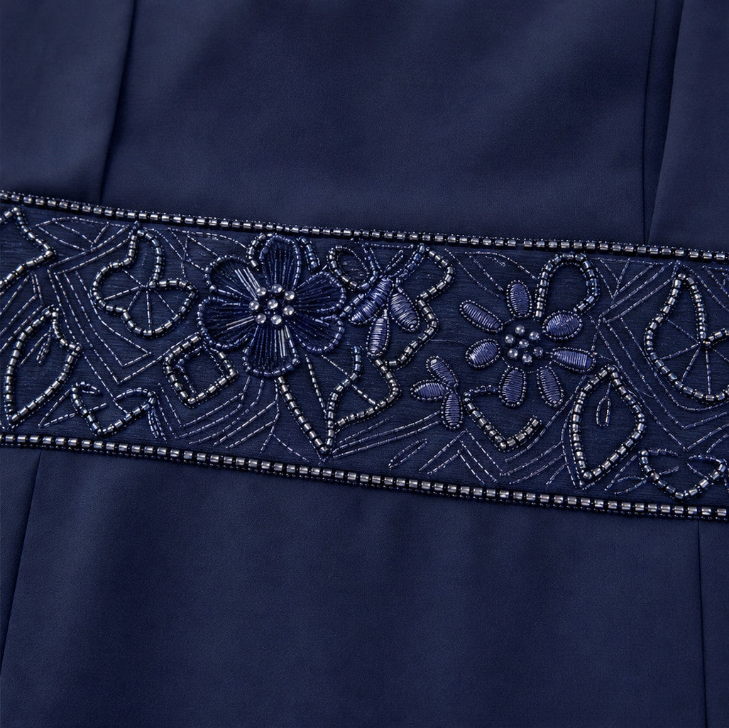 Embellished Chiffon Midi Jacket Set