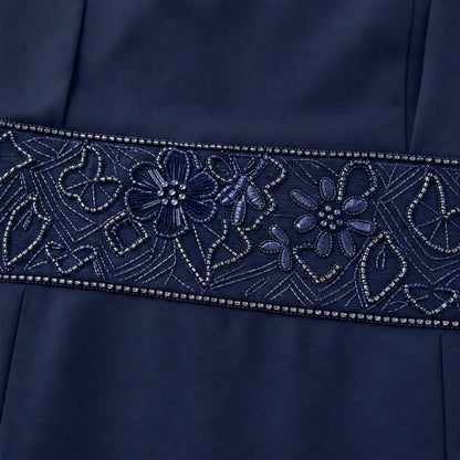 Embellished Chiffon Midi Jacket Set