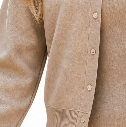 Fine Knit Cardigan Midi Set