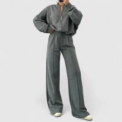 Fleece Bomber Jacket Matching Set