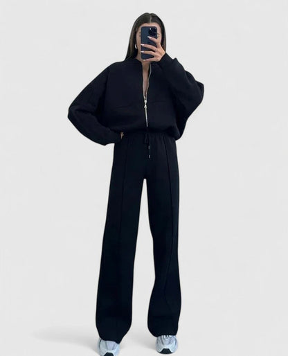 Fleece Bomber Jacket Matching Set