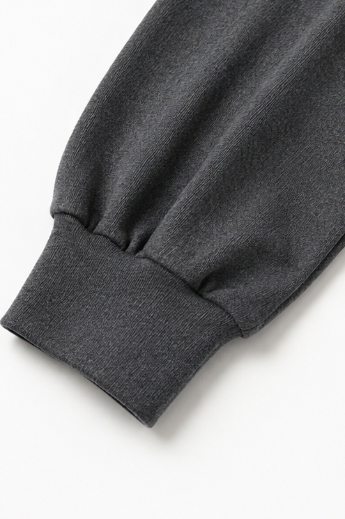 Fleece Turtleneck Wide Leg Set