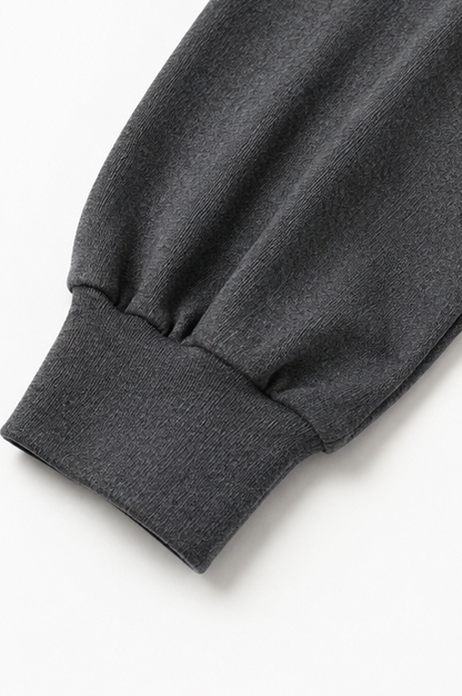 Fleece Turtleneck Wide Leg Set