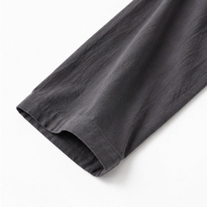 Linen Split Neck Pants Set