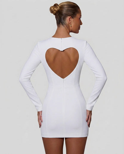 Sweetheart Long Sleeve Mini Dress