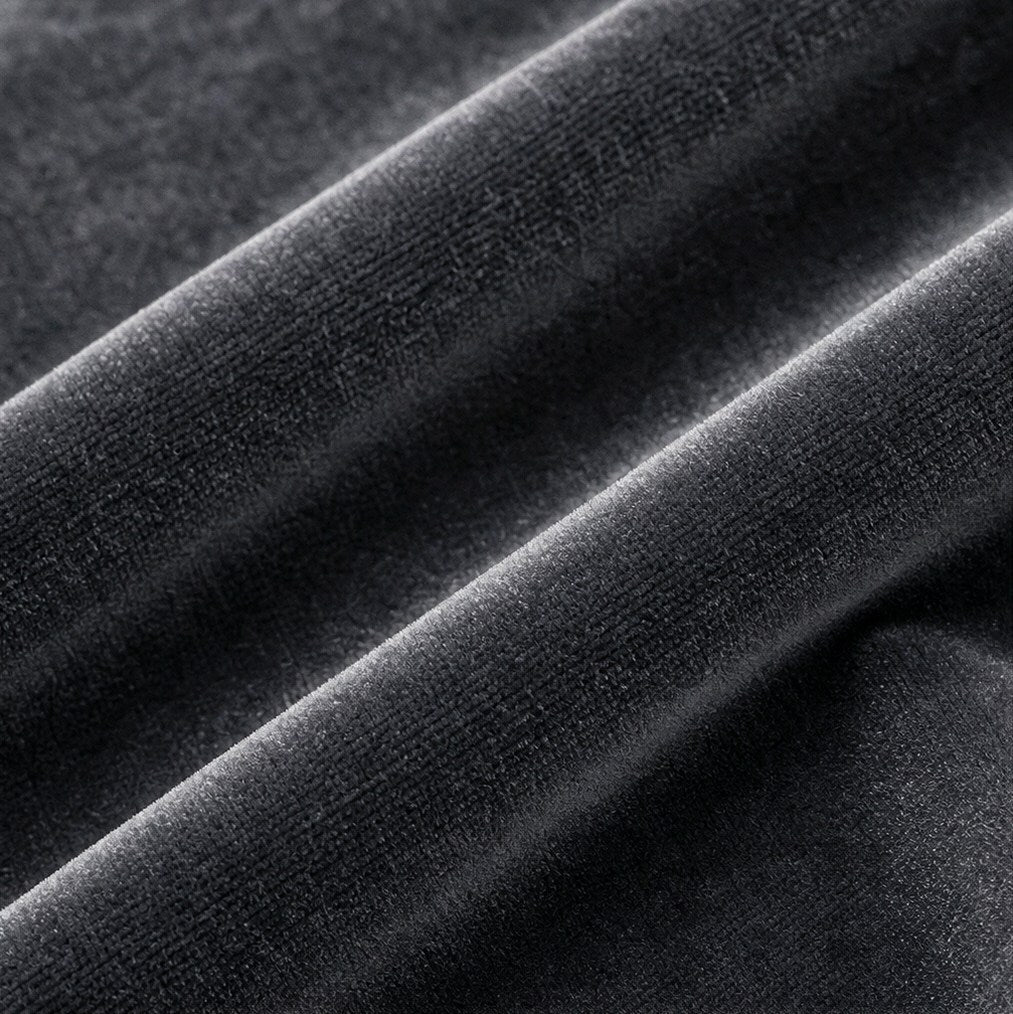 Velvet Pleated Wide Leg Pants